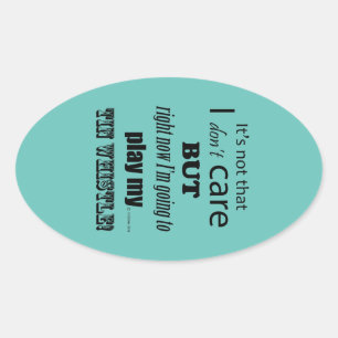 Sticker ovale pour sifflet à dents