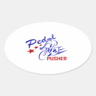 Sticker Ovale Pousseur de pédale