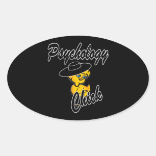 Sticker Ovale Psychologie Chick #4