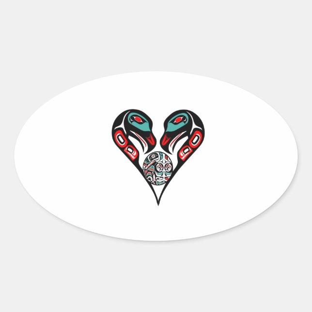 STICKER OVALE PUR CET AMOUR (Devant)