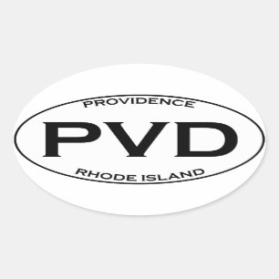 Sticker Ovale PVD - Providence Rhode Island
