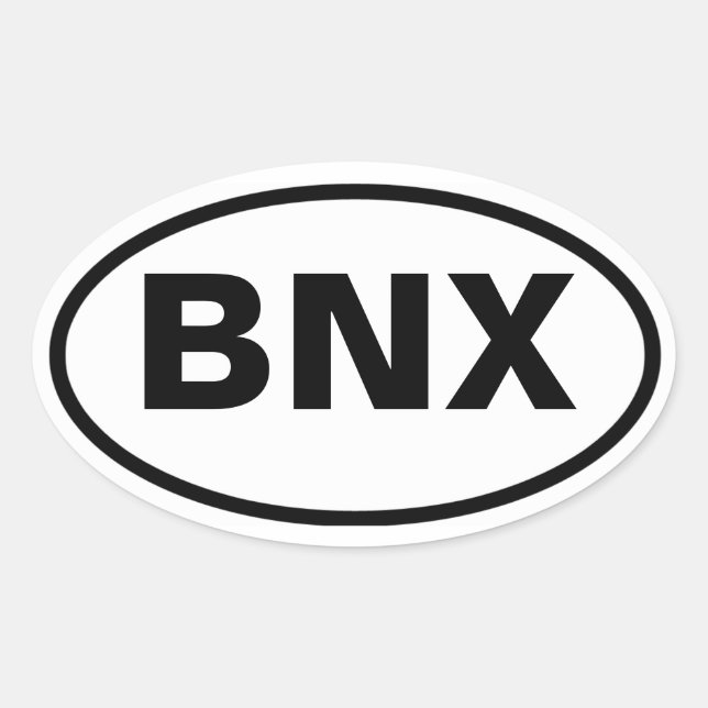 Sticker Ovale QUATRE Banja Luka "BNX" (Devant)