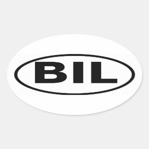 Sticker Ovale QUATRE Billings, Montana "BIL"