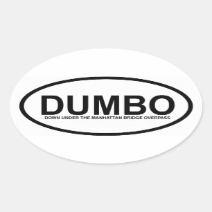 STICKER OVALE QUATRE "DUMBO"