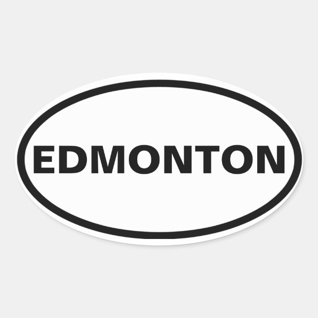 Sticker Ovale QUATRE Edmonton (Devant)