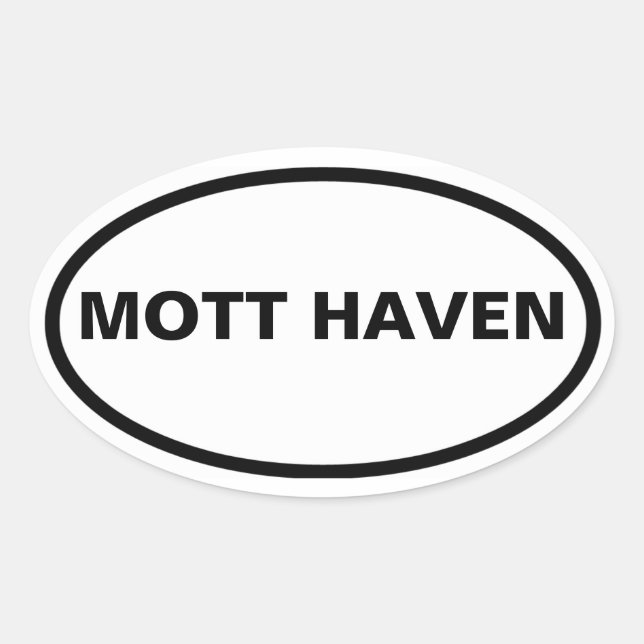 Sticker Ovale QUATRE Haven Mott (Devant)