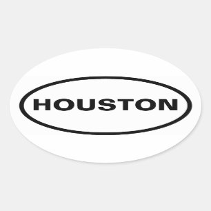 Sticker Ovale QUATRE Houston
