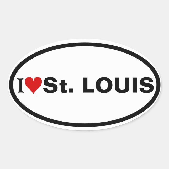 Sticker Ovale QUATRE J'aime Najafabad (Devant)