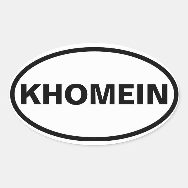 Sticker Ovale QUATRE Khomin (Devant)