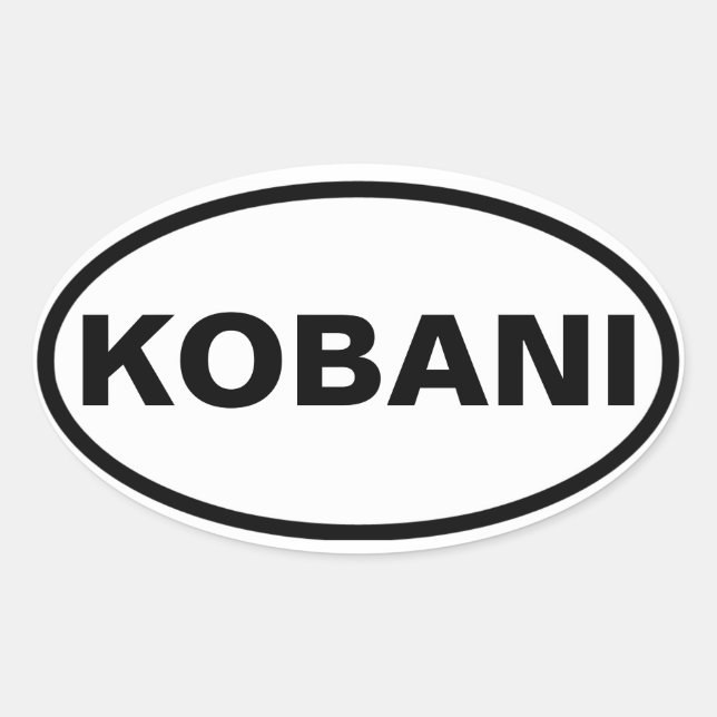 Sticker Ovale QUATRE Kobani (Devant)