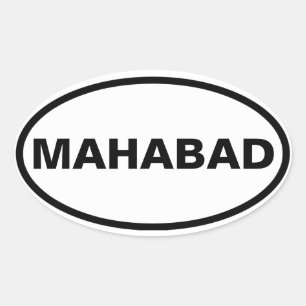 Sticker Ovale QUATRE Mahabad
