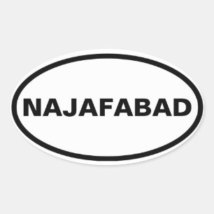 Sticker Ovale QUATRE Najafabad