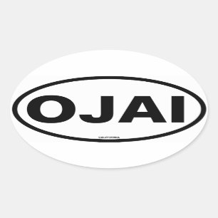 Sticker Ovale QUATRE Ojai