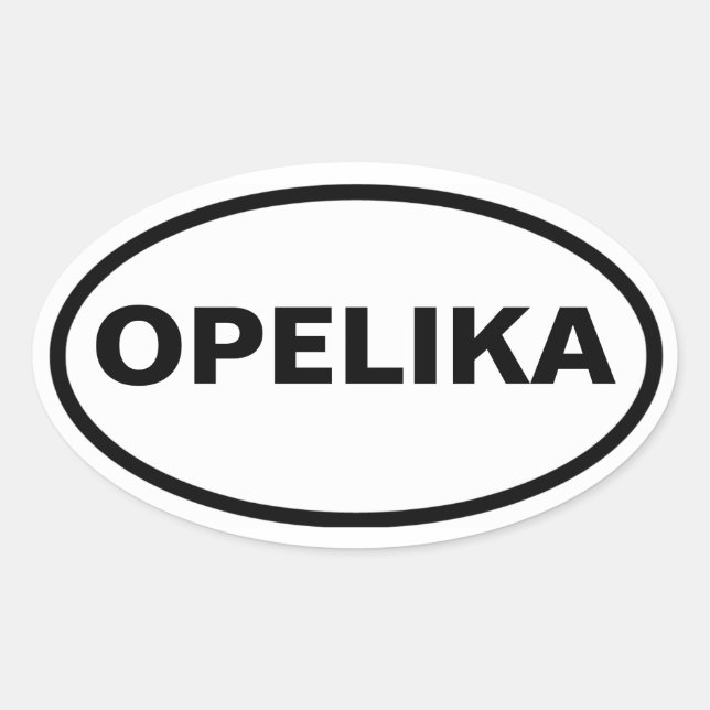Sticker Ovale QUATRE Opelika (Devant)