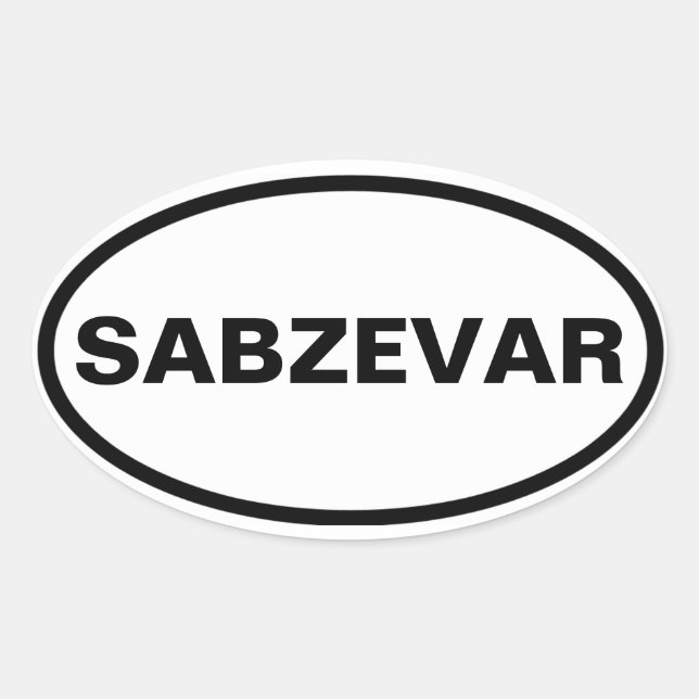 Sticker Ovale QUATRE Sabzevar (Devant)