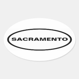 Sticker Ovale QUATRE Sacramento