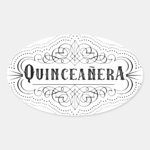 Sticker Ovale Quinceañera Sud-Ouest