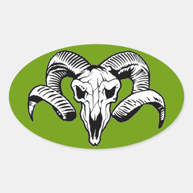 STICKER OVALE RAM (Devant)