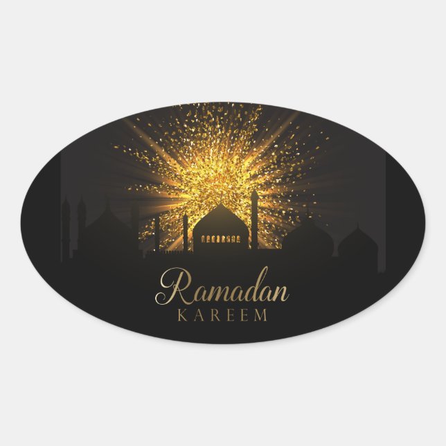 Sticker Ovale Ramadan (Devant)