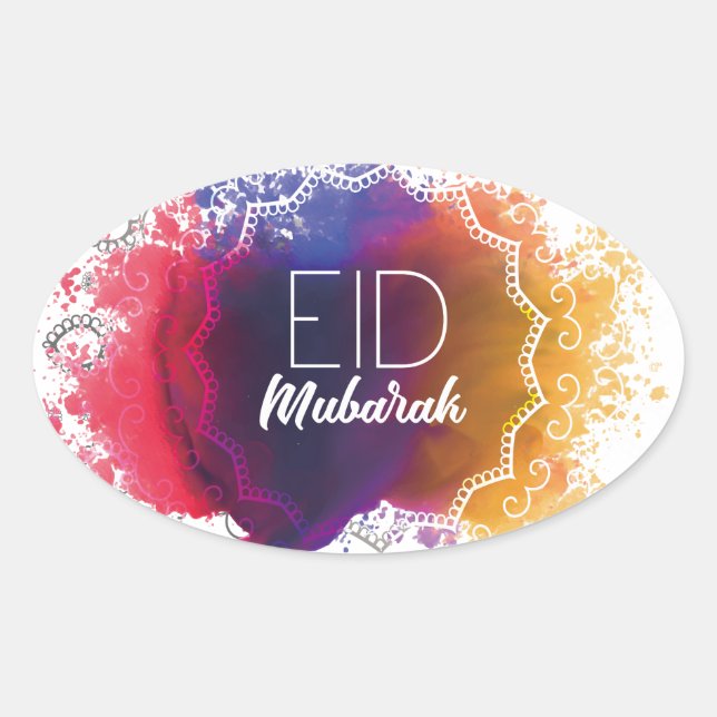 Sticker Ovale Ramadan (Devant)