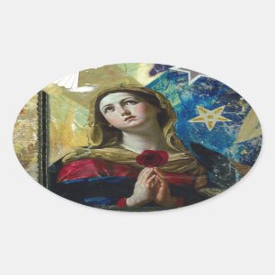 Sticker Ovale Recherchez