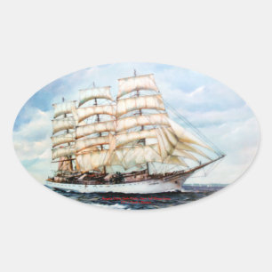 Sticker Ovale Régate Cutty Sark/Cutty Sark Tall Ships'RACE