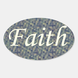 Sticker Ovale Reounding faith