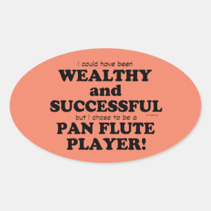 Sticker ovale riche et réussi à la mousse Pan