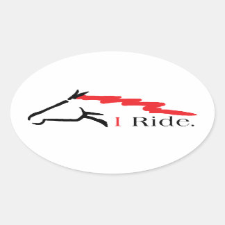 Sticker Ovale Ride