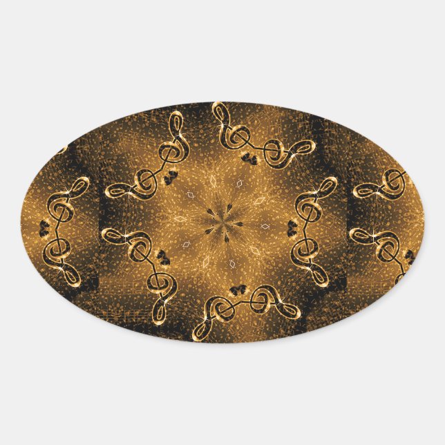 Sticker Ovale Robe, Moments D'Or#2_ (Devant)