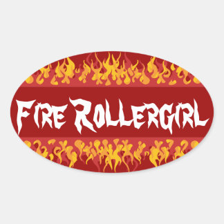 Sticker Ovale Rollegirl