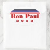 Sticker Ovale Ron Paul (Sac)