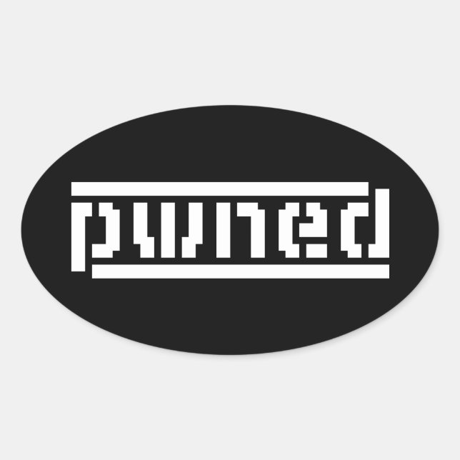 Sticker Ovale rond (Devant)