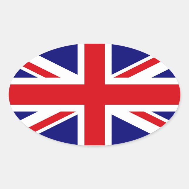 STICKER OVALE ROYAUME-UNI (Devant)