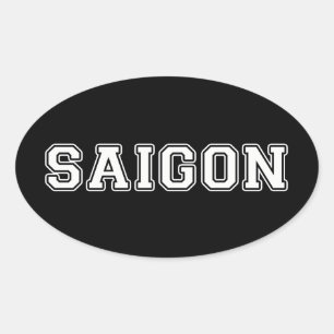 Sticker Ovale Saigon