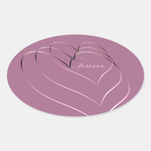 Sticker Ovale Saint Valentin