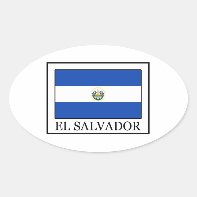 Sticker Ovale Salvador (Devant)