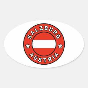 Sticker Ovale Salzbourg Autriche