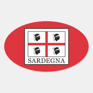 Sticker Ovale Sardegna