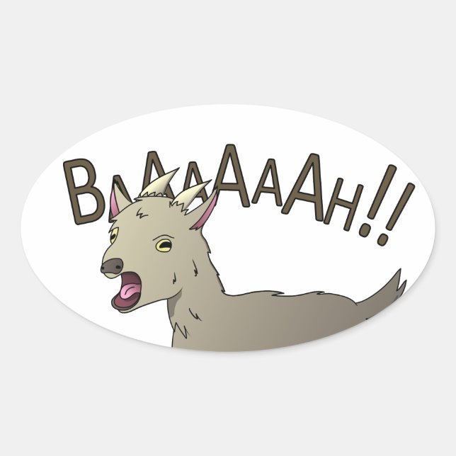 Sticker Ovale Scandale Doodle Doodle Designs (Devant)