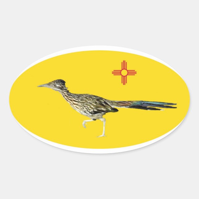 Sticker Ovale scène 09 routier (Devant)