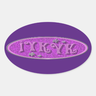 Sticker Ovale Si Vous Connaissez Slogan Epic Throwback Time