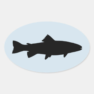 Sticker Ovale Silhouette