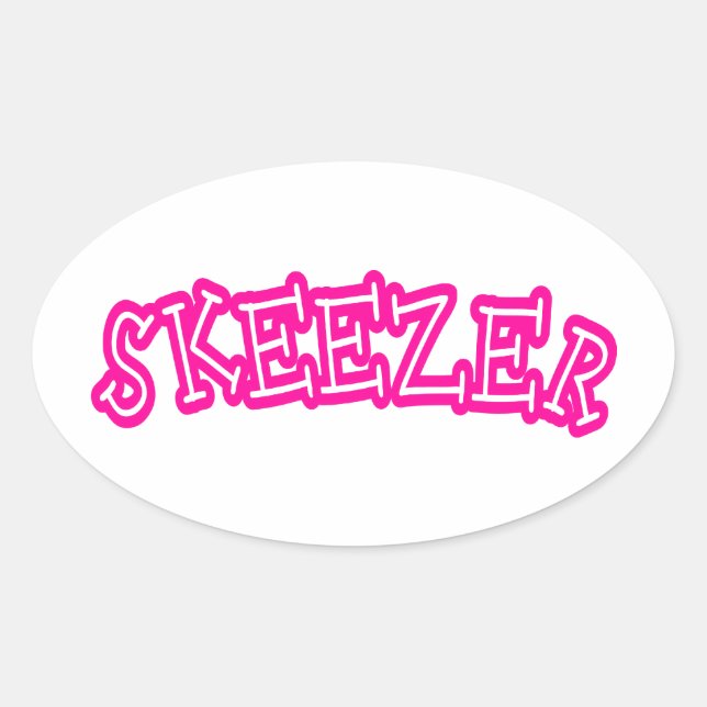 Sticker Ovale Skeezer (Devant)
