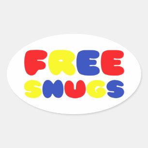 STICKER OVALE SNUGS LIBRE