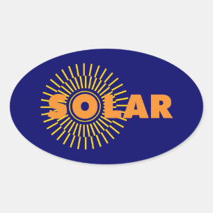 Sticker Ovale Solaire