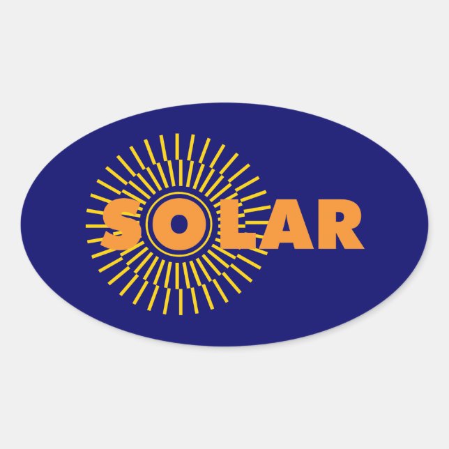 Sticker Ovale Solaire (Devant)