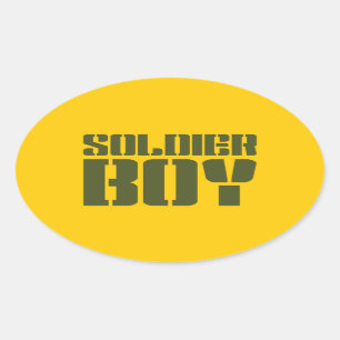 STICKER OVALE SOLDIER GARY