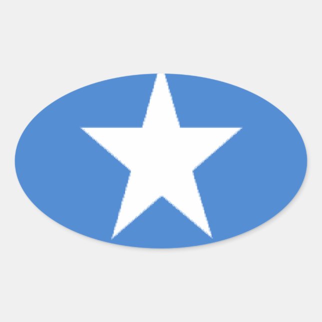 Sticker Ovale Somalie (Devant)