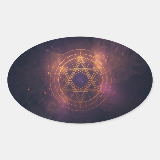 Sticker Ovale Sous-verre en plastique dur (Devant)